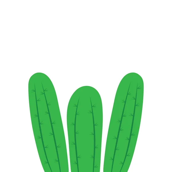 Cactus Pictogram Logo Template Gratis Vector — Stockvector