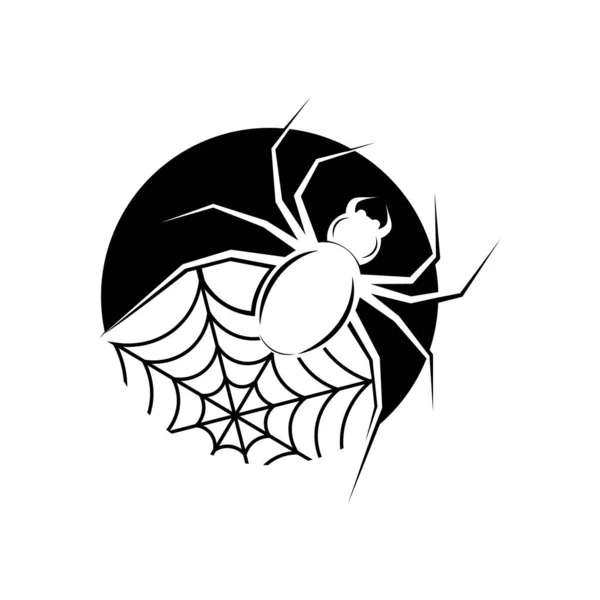 Illustration Vectorielle Logo Icône Araignée — Image vectorielle