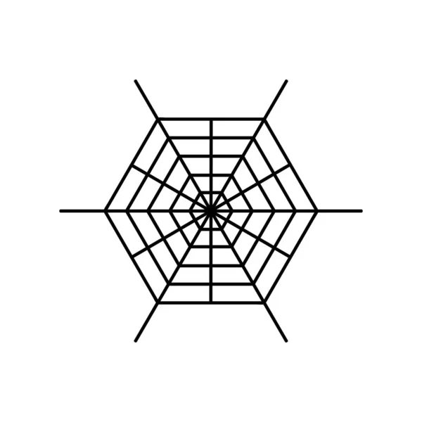 Obrázek Vektoru Loga Pavoučí Webové Ikony — Stockový vektor