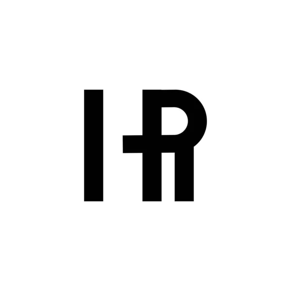 Monogramme Logo Lettre Image Vecteur Gratuit — Image vectorielle