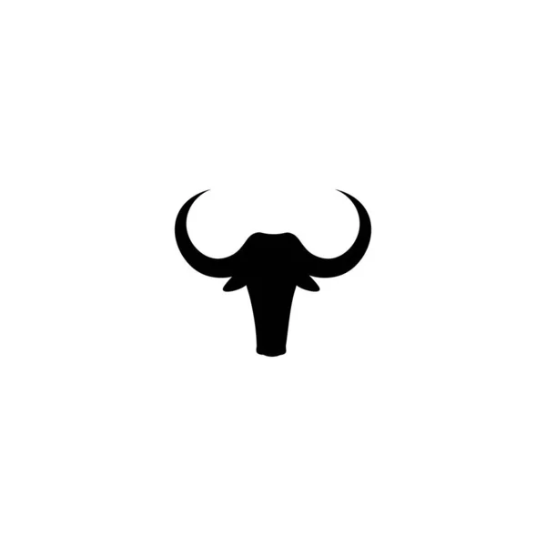 Buffalo Icona Disegno Illustrazione Gratuita — Vettoriale Stock