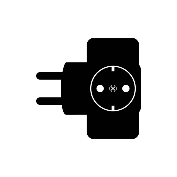 Socket Icon Illustrator Vetor Livre — Vetor de Stock