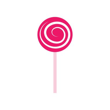 Lolipop şeker logosu serbest vektör tasarımı