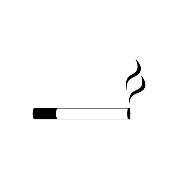 Cigarette icon template free vector design 