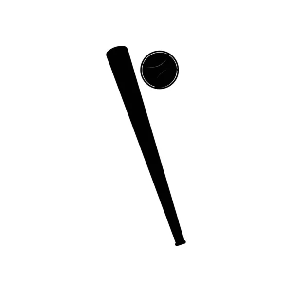 Бейсбол Значок Логотип Векторні Ілюстрації — стоковий вектор