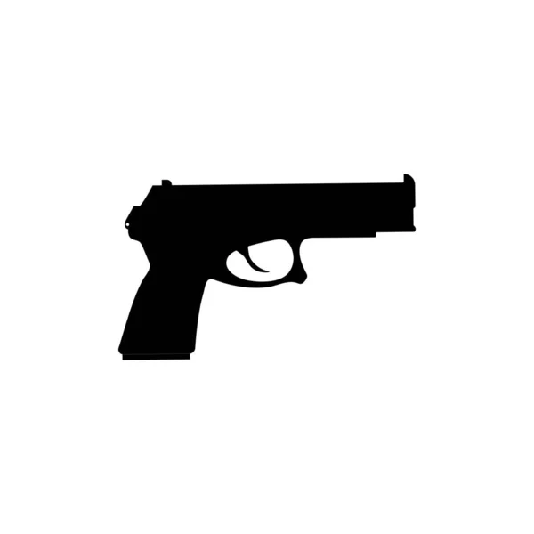 Illustration Pistolet Design Logo Vectoriel — Image vectorielle