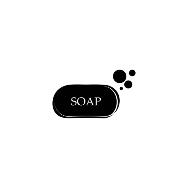 Soap Bar Icona Logo Design Vettoriale Gratuito — Vettoriale Stock