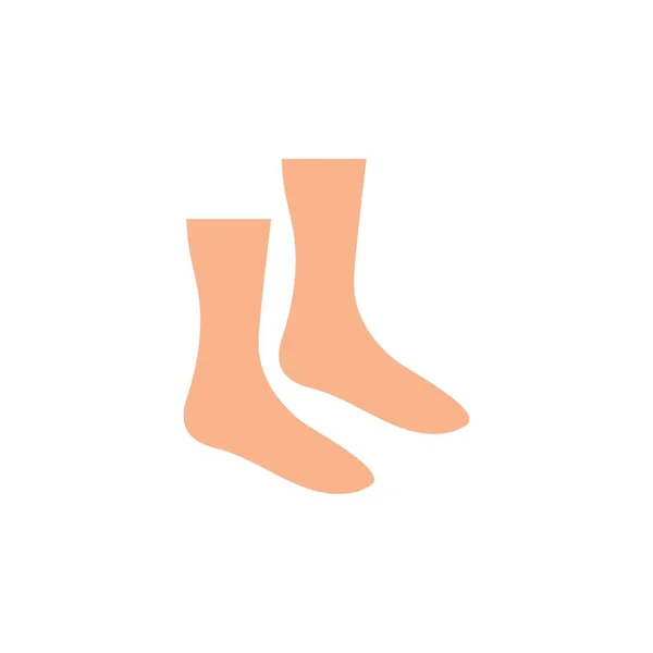 足のアイコンのロゴ無料ベクトルデザイン — ストックベクタ