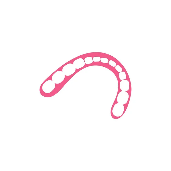 Безкоштовний Векторний Дизайн Логотипу Denture — стоковий вектор