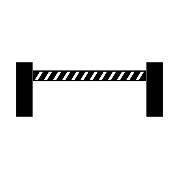 Güvenli Park Kapısı Logo Vektör Tasarımı — Stok Vektör