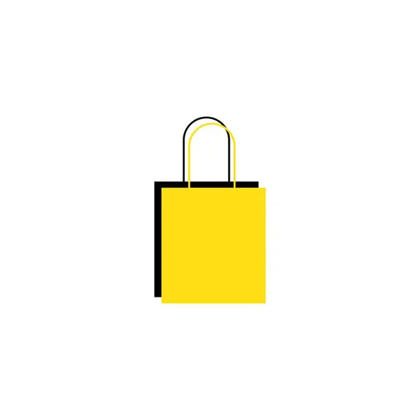 Diseño Del Vector Gratis Del Icono Bolsa Compras — Archivo Imágenes Vectoriales