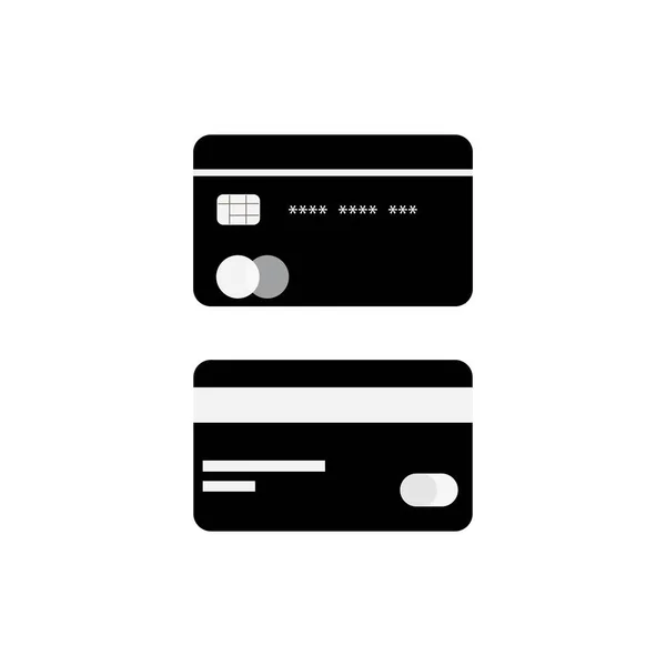 Atm Card Ikon Mall Vektor Design — Stock vektor