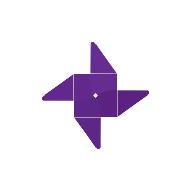 Fırıldak vektör şablon tasarımı 