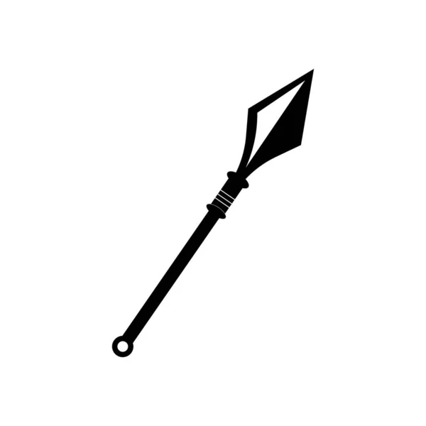Speer Symbol Logo Freier Vektor Desig — Stockvektor