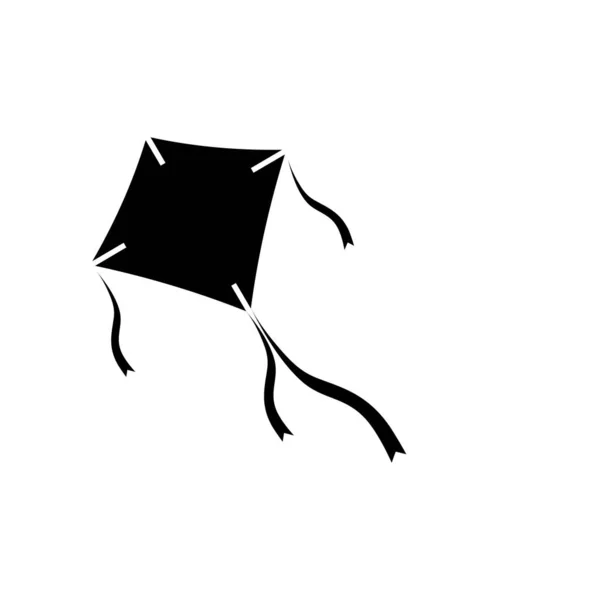 Kite Ícone Logotipo Design Vetor Livre —  Vetores de Stock