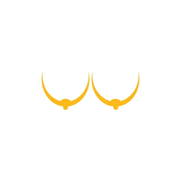 Логотип Логотипа Груди Бесплатный Векторный Дизайн — стоковый вектор