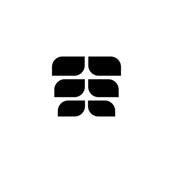 Sześciopak Ikona Logo Darmo Wektor Projektu — Wektor stockowy