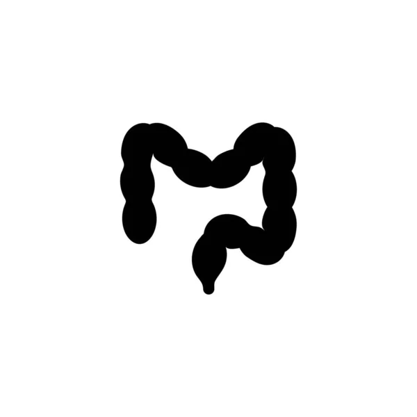 腸のアイコンのロゴ無料ベクトルデザイン — ストックベクタ