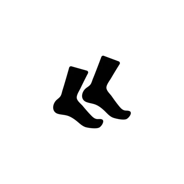 靴下のアイコンのロゴ無料ベクトルデザイン — ストックベクタ