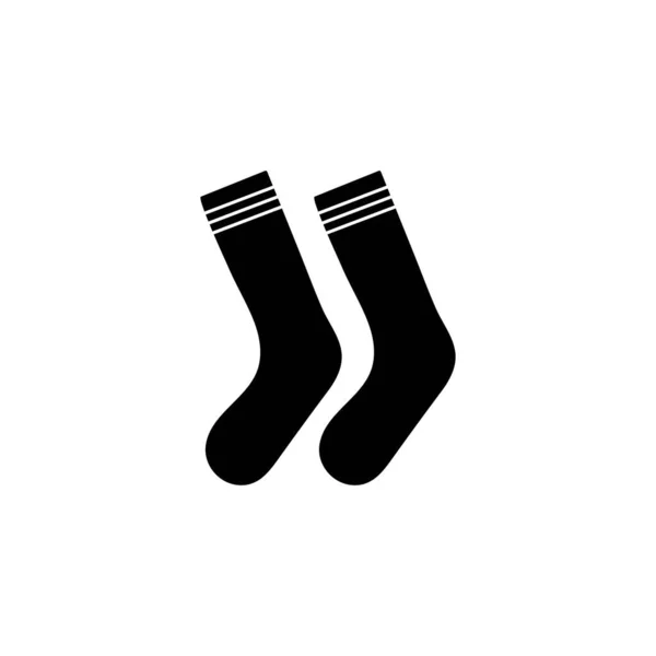 Socks Ikona Logo Volný Vektor Desig — Stockový vektor