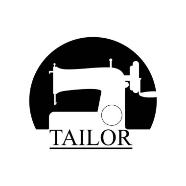 Terzi simgesi şablon vektör tasarımı