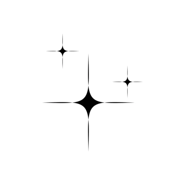 Návrh Vektoru Šablony Ikon Hvězdicového Světla — Stockový vektor