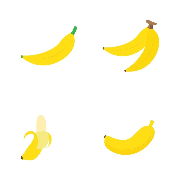 Дизайн Вектора Иконок Банана — стоковый вектор