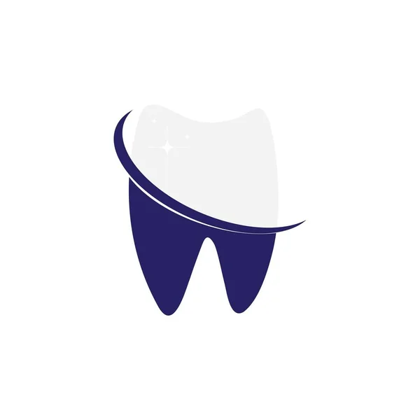 Icono Dental Plantilla Logo Vector Diseño — Archivo Imágenes Vectoriales