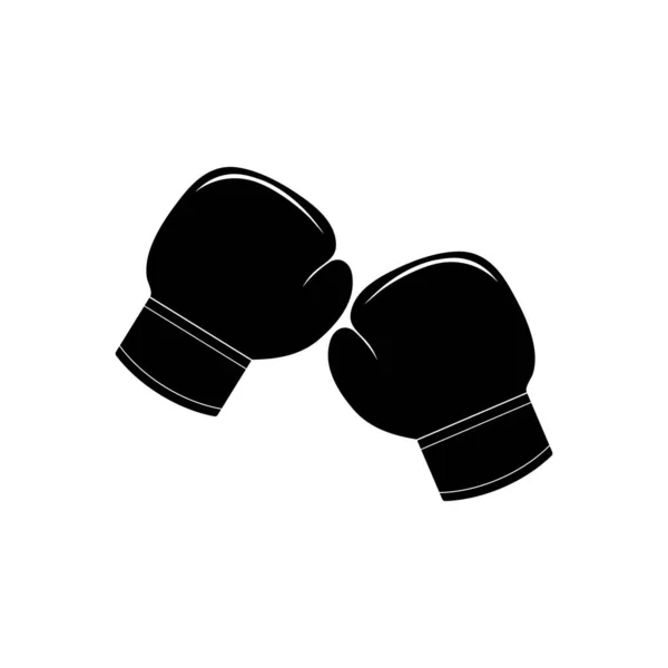 Boxing Gloves Icon Template Vector Design — Stock Vector