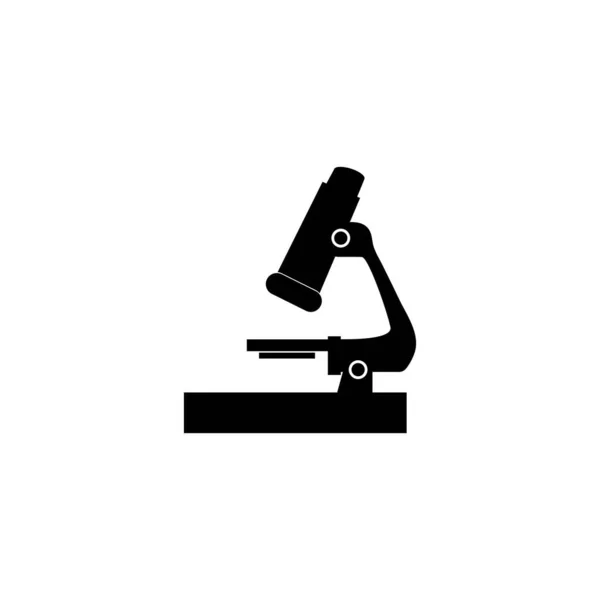 Mikroskop Icon Vorlagenvektor Desig — Stockvektor