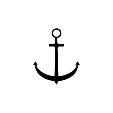 anchor simgesi logo vektör tasarımı