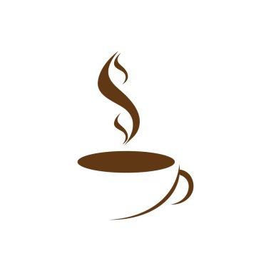 Kahve fincanı simge logo vektör