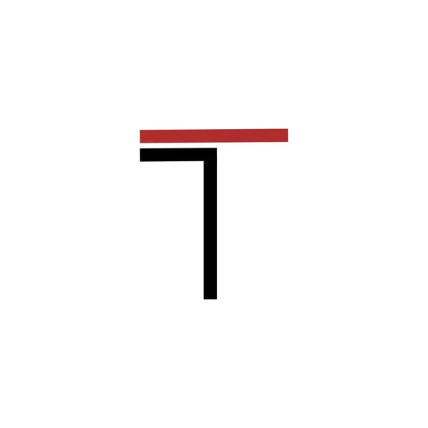 Harf T simgesi logo vektör tasarımı