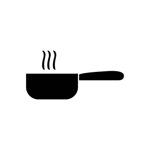 Kochpfanne Symbol Logo Vektor Design — Stockvektor