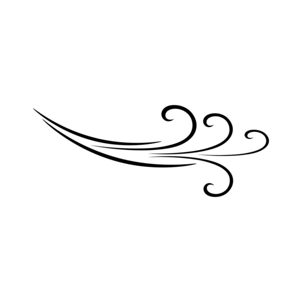 風のアイコンのロゴ無料ベクター — ストックベクタ