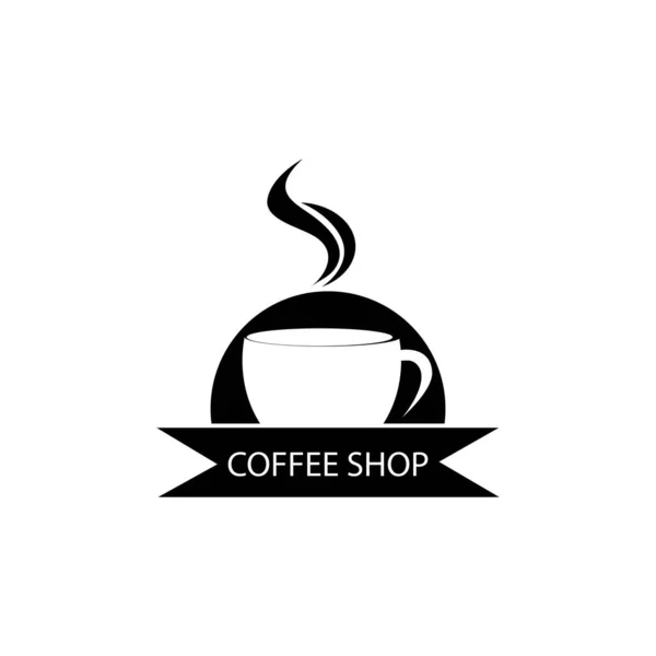 Kaffeetasse Symbol Logo Vektor — Stockvektor