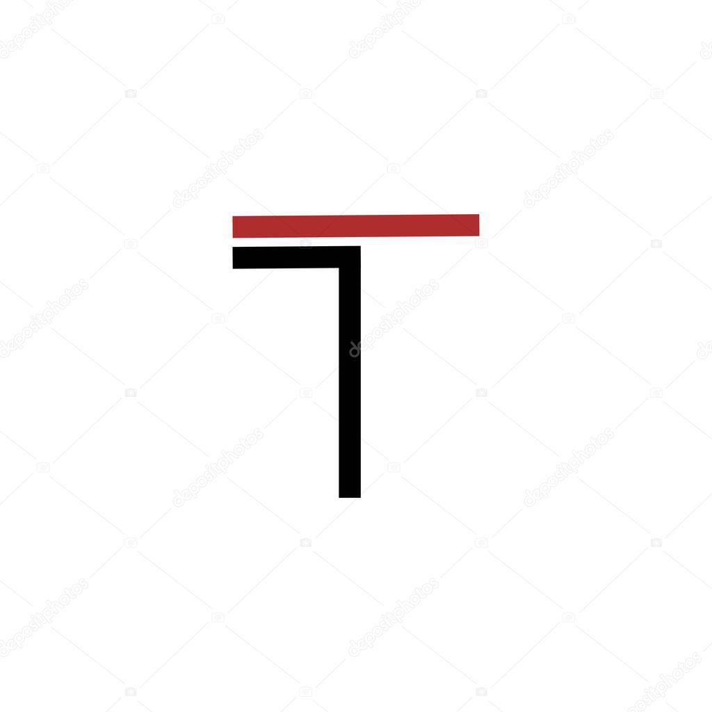 Letter T icon logo vector design