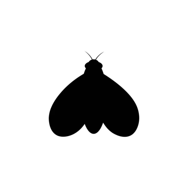 Insect Fly Icon Logo Illustration Vector — Stock Vector