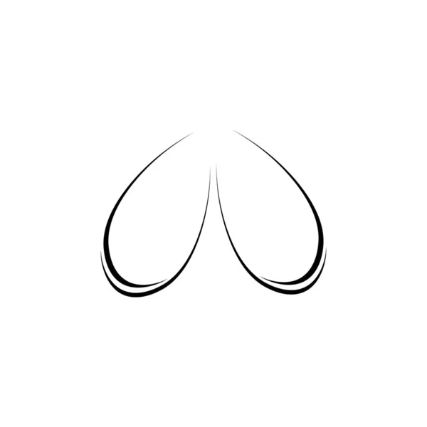 ハエのアイコンのロゴのイラストベクトル — ストックベクタ