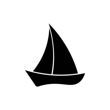 Yelkenli logo şablonu vektörü