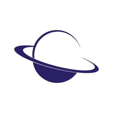 Gezegen simgesi logo vektör tasarımı
