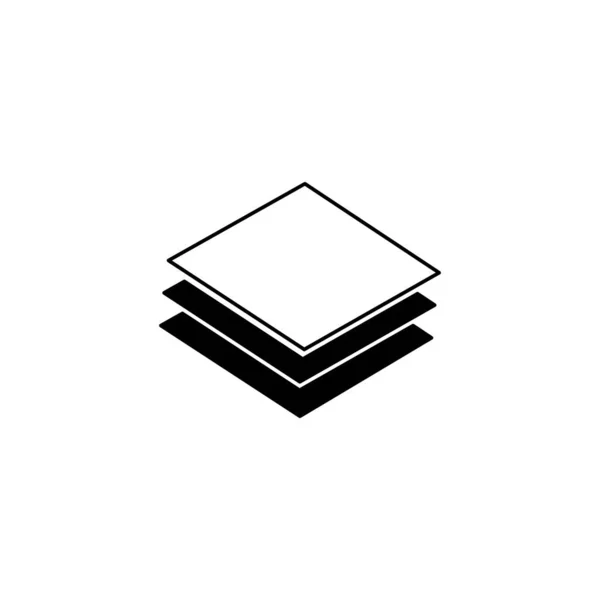 Design Vettoriale Logo Icona Carta — Vettoriale Stock
