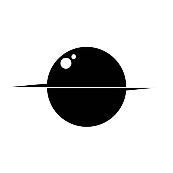 Planet Ikon Logotyp Vektor Design — Stock vektor