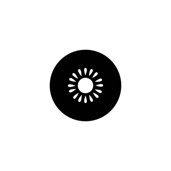 Ківі Фруктовий Логотип Іко Векторний Дизайн — стоковий вектор