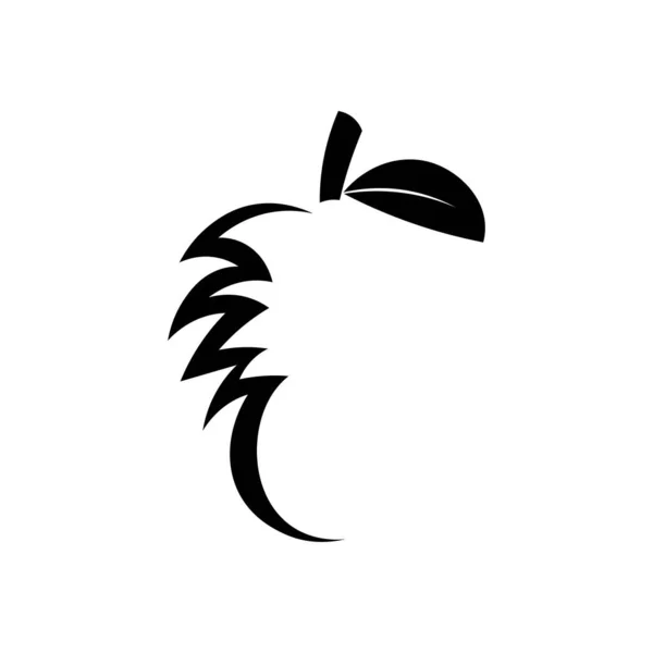 Durian Simge Logo Vektör Tasarımı — Stok Vektör