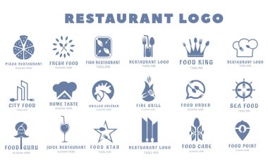 Restoran Logosu Şablonu Ayarla