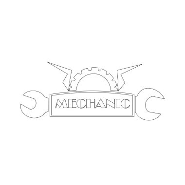 vektör araç kutusu garajı çizim sanatı