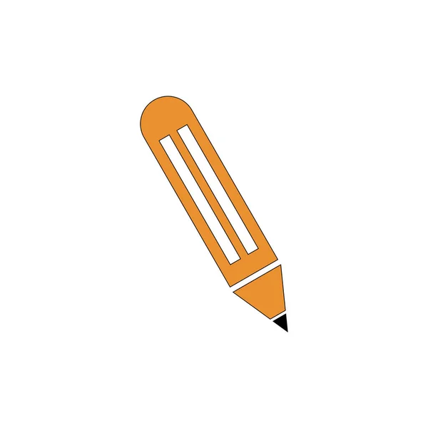 Icon Bleistift Werkzeug Illustration Design — Stockvektor