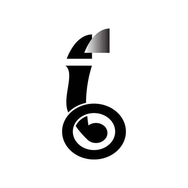 Logo Alfabeto Disegno Illustrazione — Vettoriale Stock