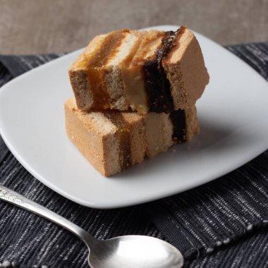 King Kong denilen geleneksel Peru şekeri. İçinde şeker olan tatlı kurabiyeler..